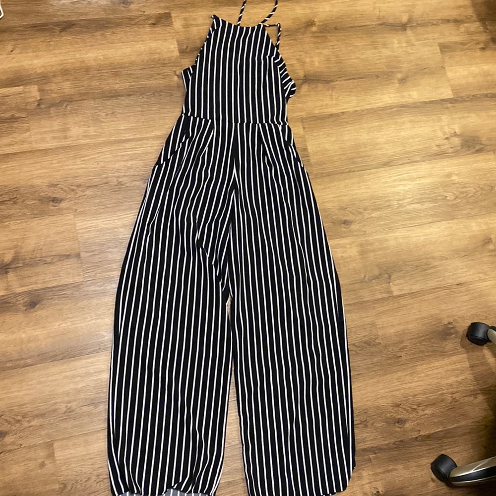 Long spaghetti strap romper